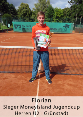 Florian - Sieger Moneyisland Jugendcup - Herren U21 Grünstadt