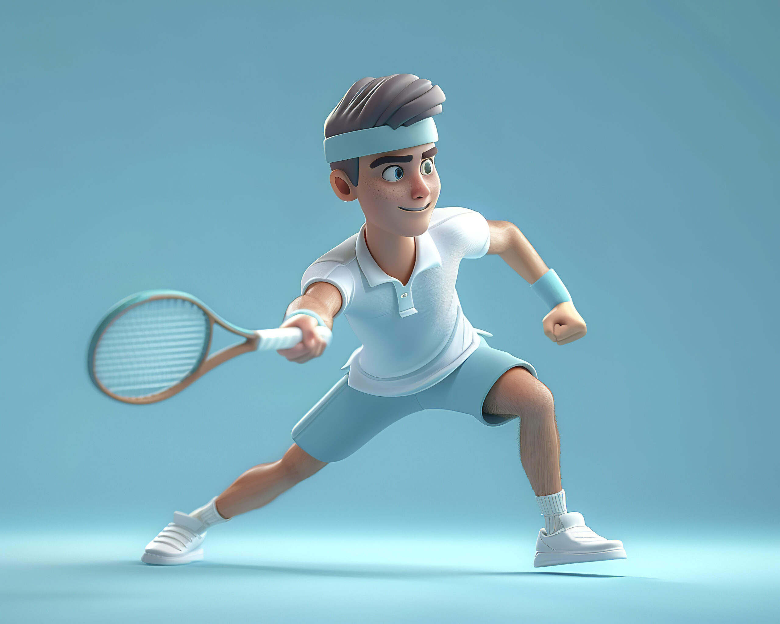 3d cartoon individual playing tennis scaled