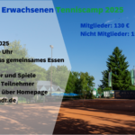 Erwachsenen-Tennis-Sommercamp 2025