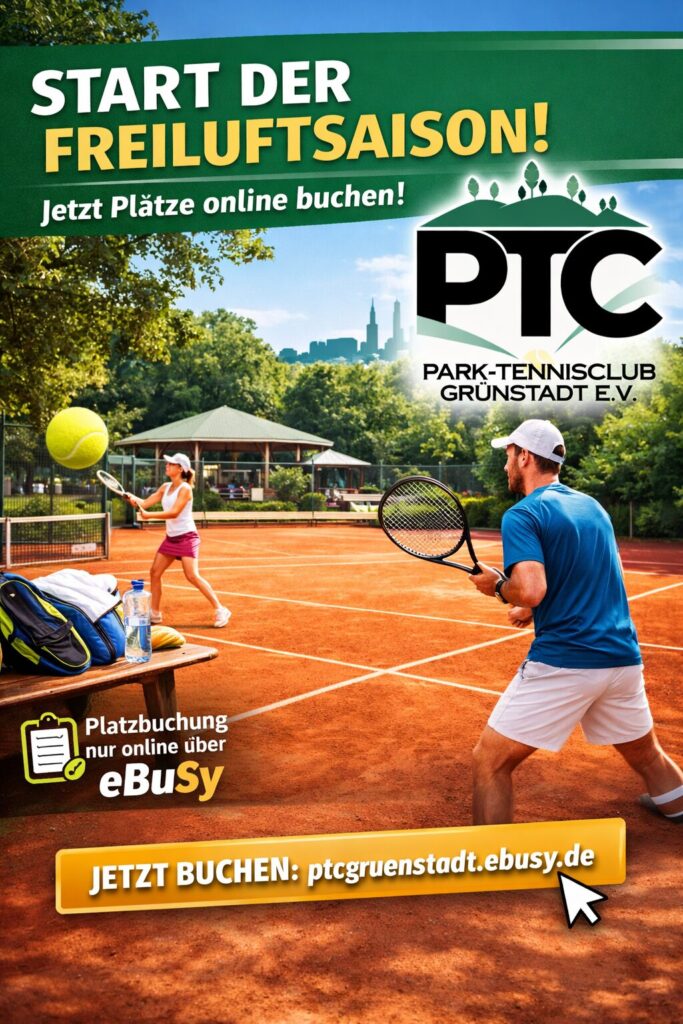 Start der Freiluftsaison beim PTC Grünstadt – Jetzt Plätze online buchen! 5 Sommer Saison 2026 neu