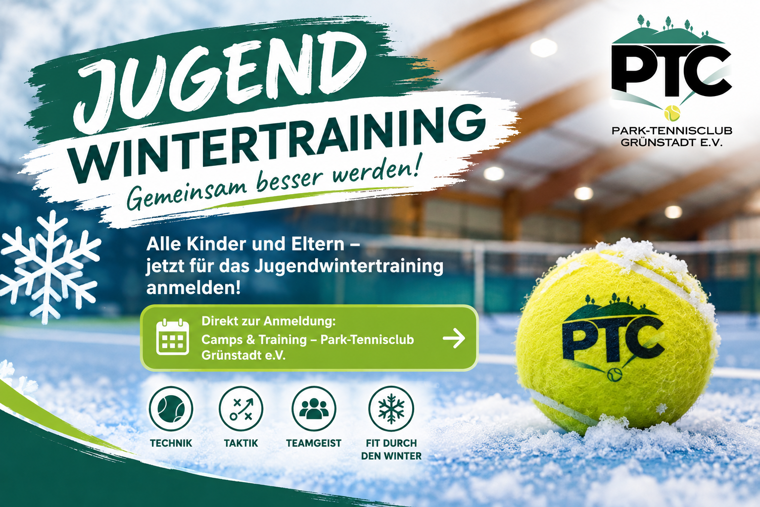 Jugend-Wintertraining 2026/2027 – Jetzt anmelden! 1 Jugend Wintertraining 26 27